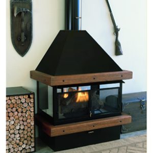 LAREIRA CLÁSSICA DE PAREDE T2 CRACA LISA