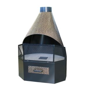 LAREIRA CÔNICA REVESTIDA EM LATÃO "T01"