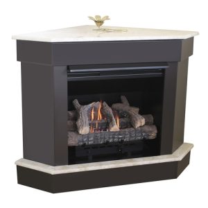 LAREIRA ROMANA DE CANTO MARROM